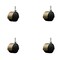 Service Caster 2'' Floor Safe Antique Hooded Twin Wheel Caster 5/16 Threaded Stem, 4PK SCC-TS02S50D-NYU-WA-5161810-4 - alternate 1